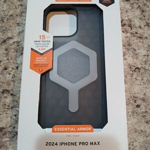 Essential Armor Black Case for 2024 iPhone Pro Max